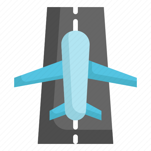 Airport, runway, landing, flight, transport icon icon - Download on Iconfinder