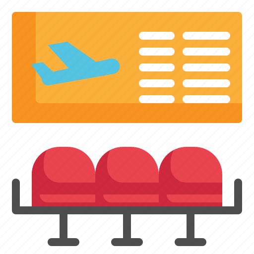 Waiting, room, area, seat, lounge, airport icon icon - Download on Iconfinder