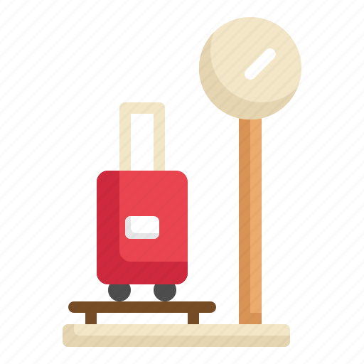 Bag, airport, luggage, weight icon icon - Download on Iconfinder