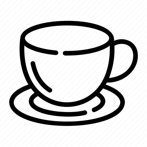 Coffe, mug, hot, drink, cup, plate, chocolate icon - Download on Iconfinder