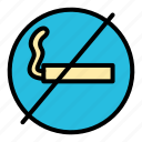 no smoking, sign, block, prohibited, smoking, cigarette, stop