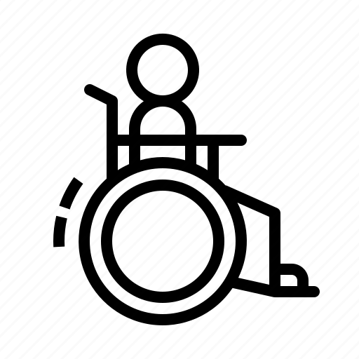 Chair, handicap, handicapped, sign, wheels icon - Download on Iconfinder