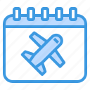 airplane, airport, calendar, plane, transportation, travel