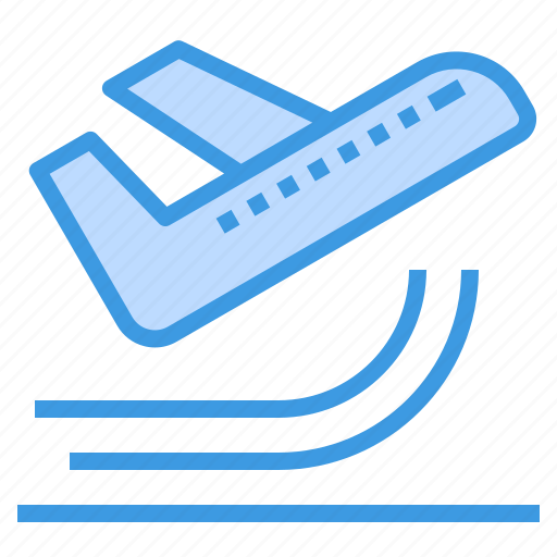 Airplane, airport, departure, plane, transportation, travel icon - Download on Iconfinder