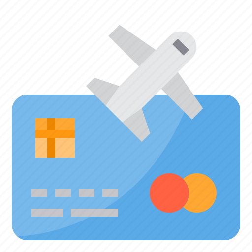 Airplane, airport, payment, plane, transportation, travel icon - Download on Iconfinder