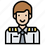 airplane, avatar, service, steward, uniform 