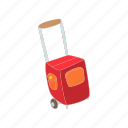 cartoon, journey, suitcase, tourism, travel, trolley, vacation