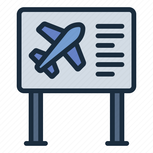 Sign, airport, airplane, terminal, travel, direction sign icon - Download on Iconfinder