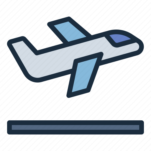 Airplane, aircraft, airport, transportation, departure, take off icon - Download on Iconfinder