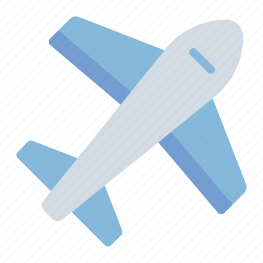 Airplane, aircraft, plane, airport, transportation icon - Download on Iconfinder