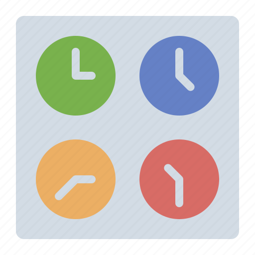 Clock, time, international, airport, time zone icon - Download on Iconfinder