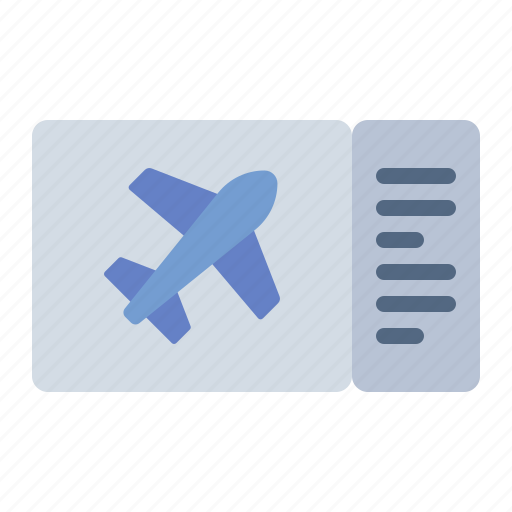 Ticket, airport, airplane, terminal, travel icon - Download on Iconfinder
