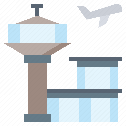 Airplanes, airport, architecture, city, control, tower, traffic icon - Download on Iconfinder