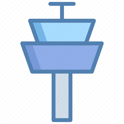 Airport, airport building, airport control tower, airport tower, building, flight, tower icon - Download on Iconfinder
