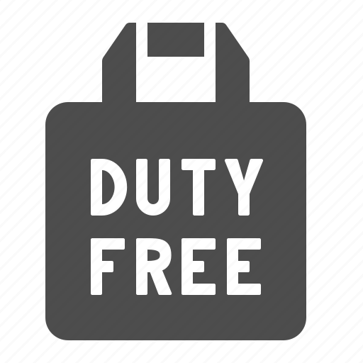 Bag, duty free, paper bag, shopping, shopping bag, tax free icon - Download on Iconfinder
