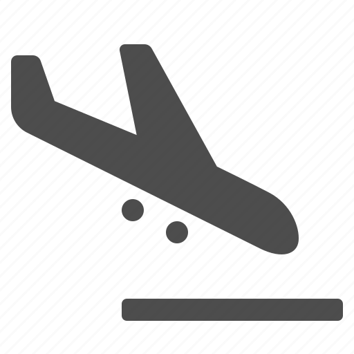 Airport, landing, plane, runway, airplane, transportation, travel icon - Download on Iconfinder