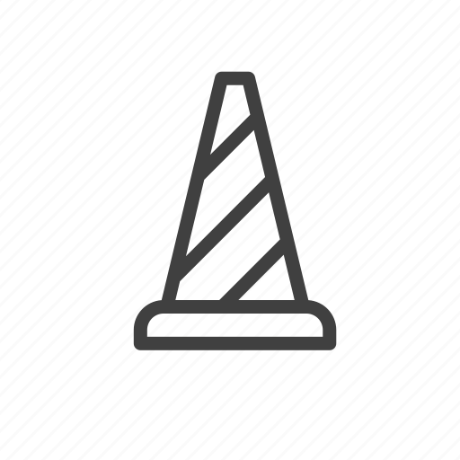 Dangerous, place, cone, danger, caution, security, attention icon - Download on Iconfinder