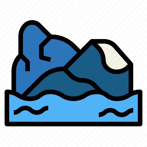 Ice, iceberg, mountain, ocean, sea icon - Download on Iconfinder