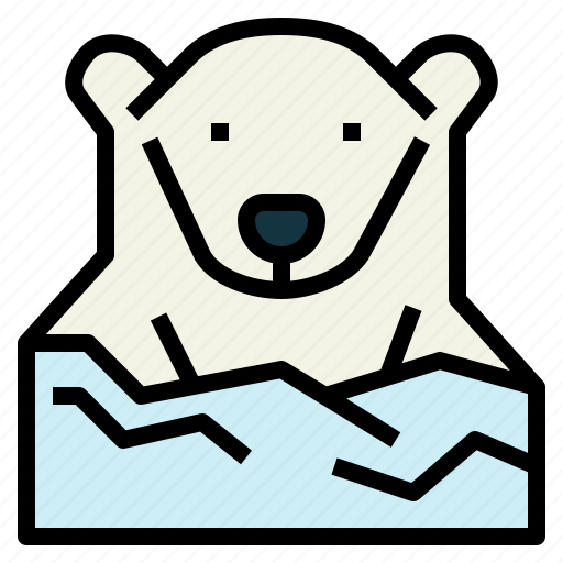 Animal, bear, mammal, polar, wildlife icon - Download on Iconfinder