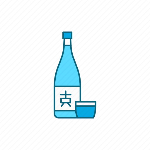 Sake, bottle, alcohol, beverage icon - Download on Iconfinder
