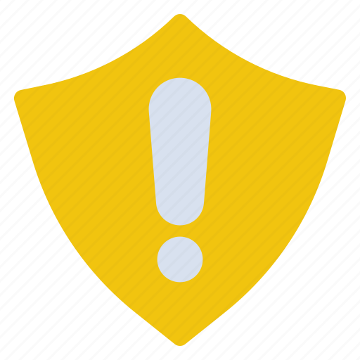 1, shield, exclamation, error, protection, warning icon - Download on Iconfinder