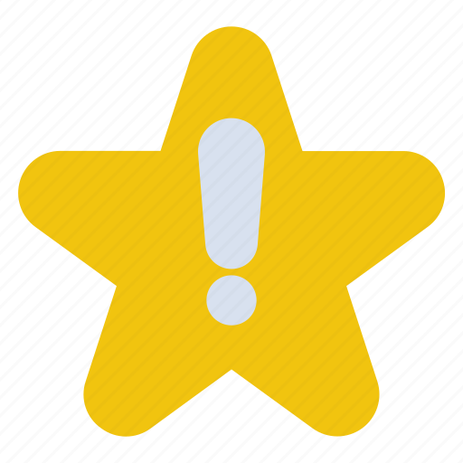 1, star, exclamation, warning, alert, caution icon - Download on Iconfinder