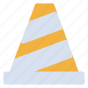 traffic, cone, caution, sign, road