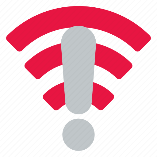 1, wifi, exclamation, caution, danger, mark icon - Download on Iconfinder