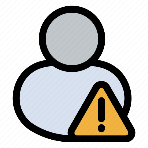 1, avatar, account, error, profile, warning icon - Download on Iconfinder
