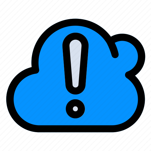 1, cloud, exclamation, warning, help, error icon - Download on Iconfinder