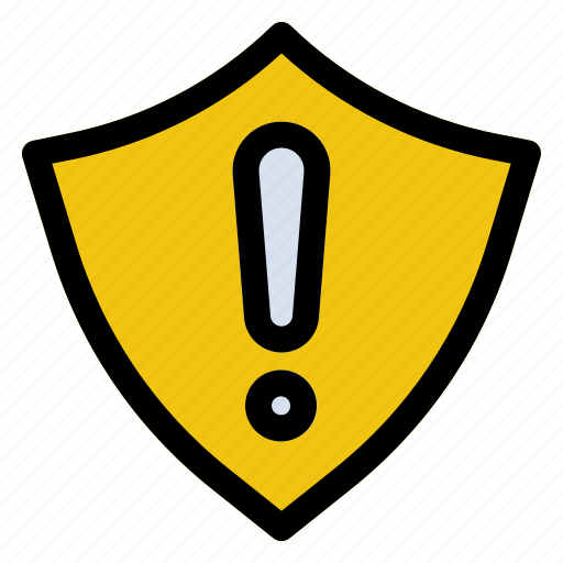 1, shield, exclamation, error, protection, warning icon - Download on Iconfinder