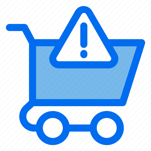 1, shopping, cart, alert, warning icon - Download on Iconfinder