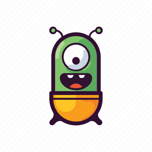 Alien, expression, emoji, laugh icon - Download on Iconfinder