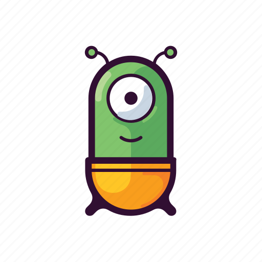 Alien, expression, emoji, smile icon - Download on Iconfinder