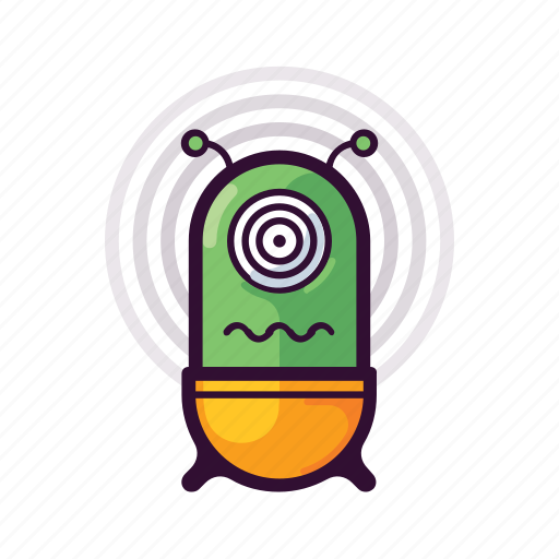 Alien, expression, emoji, target icon - Download on Iconfinder