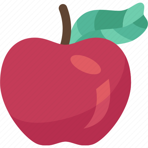 Apple, fruit, red, healthy, refreshing, nutrition icon - Download on Iconfinder