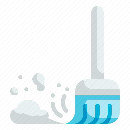 Dust, broom, cleaning, tidy, sweeping icon - Download on Iconfinder