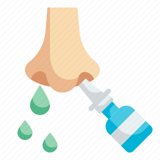 Nasal, spray, nose, allergy, discharge icon - Download on Iconfinder