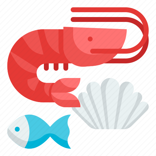 Seafood, shrimp, oyster, shell, fish icon - Download on Iconfinder