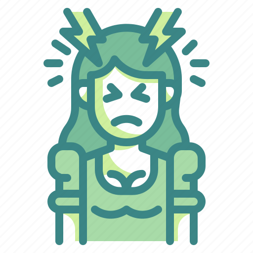 Headache, pain, frustrated, overwhelmed, anxious icon - Download on Iconfinder