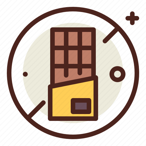 Chocolate, sensitive, tolerance, allergy icon - Download on Iconfinder