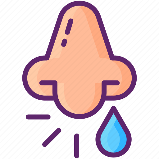Allergy, nose, rhinitis, water drop icon - Download on Iconfinder
