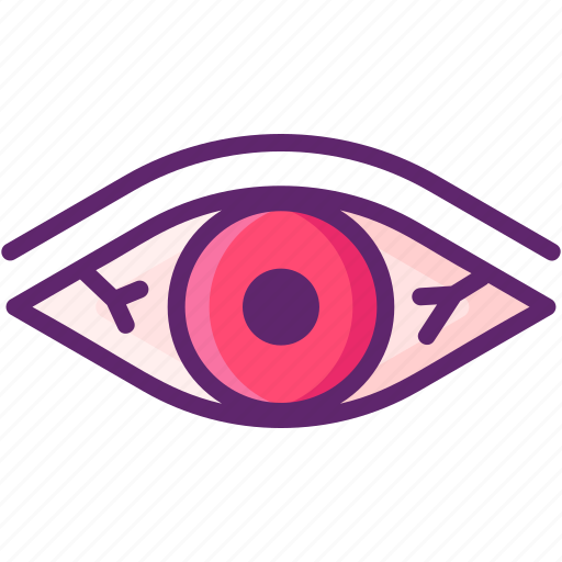 Eye, health, redness, vision icon - Download on Iconfinder