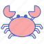 crab, crustacean, seafood 