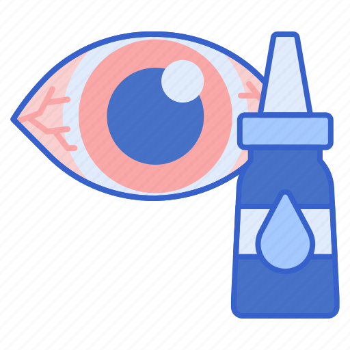 Eye, eyedrops, irritation, vision icon - Download on Iconfinder