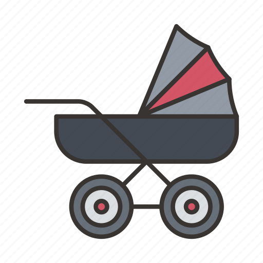 Baby, carriage, cart, pram, stroller icon - Download on Iconfinder
