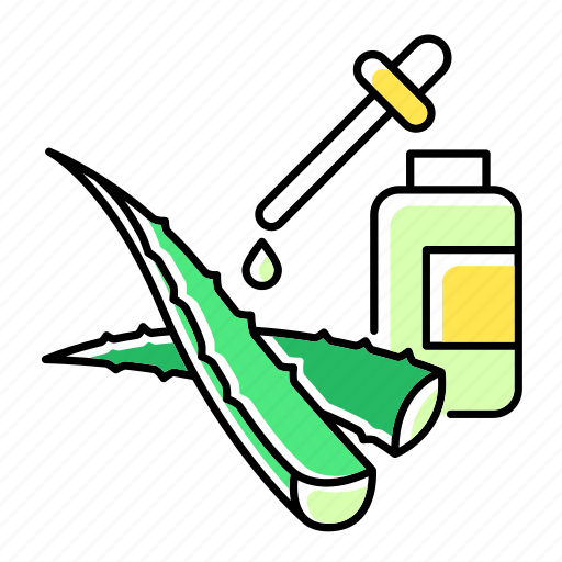 Aloe, essence, natural, oil, serum, skincare, vera icon - Download on Iconfinder