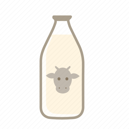 Cow milk, dairy, mik, milk bottle icon - Download on Iconfinder