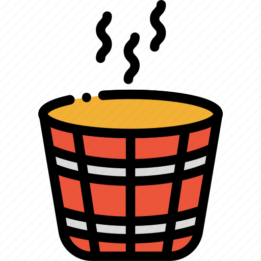 Bath, bucket, sauna, spa, steam icon - Download on Iconfinder