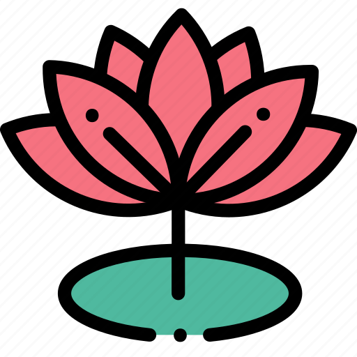 Buddhism, east, flower, hinduism, lotus, meditation, yoga icon - Download on Iconfinder